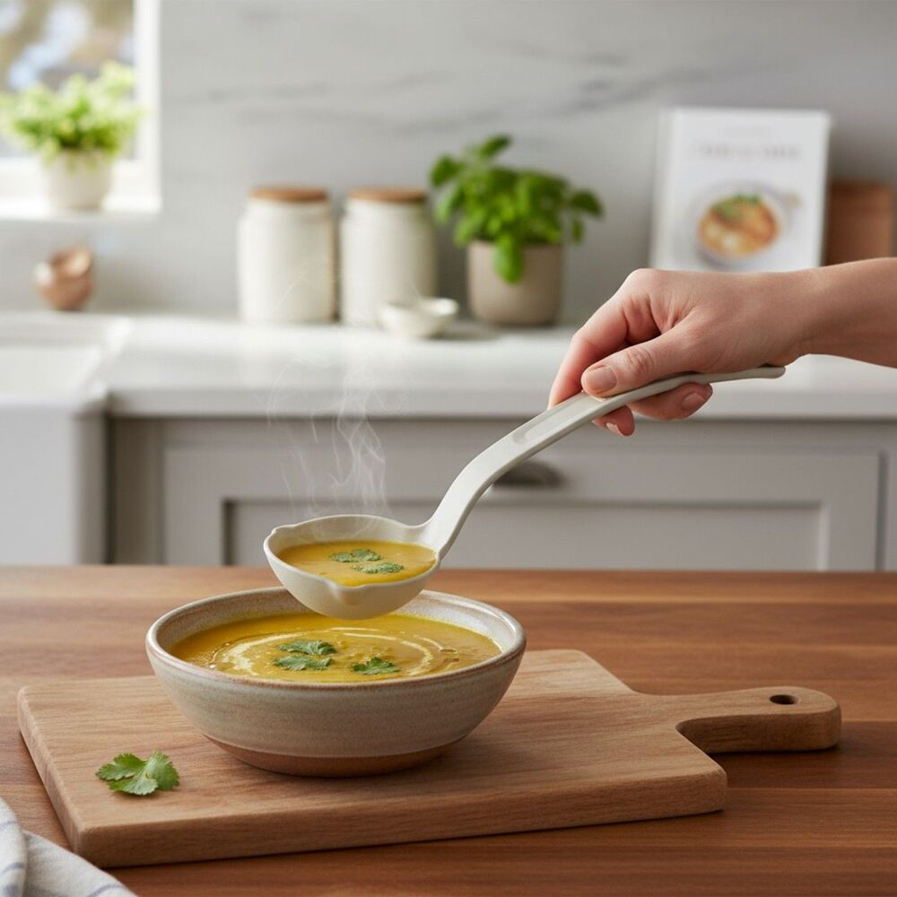 Rubbermaid White Ladle Server Spoon #1975 #1 (12-1/4")Vintage